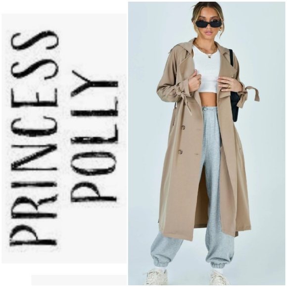 Princess Polly Cassie Trench Coat 